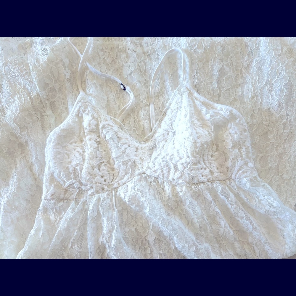 Abercrombie & Fitch Lace Dress (off-white)